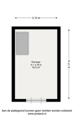 Plattegrond - Hoofdstraat 24, 9356 AW Tolbert - Garage.jpg