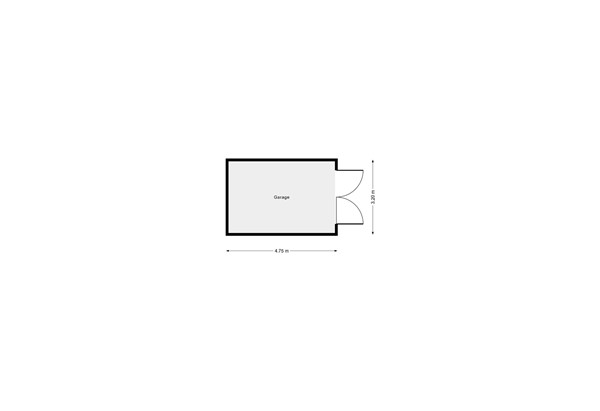 St. Gerardushof 11, 4744 BC Bosschenhoofd - Plattegrond garage.jpg