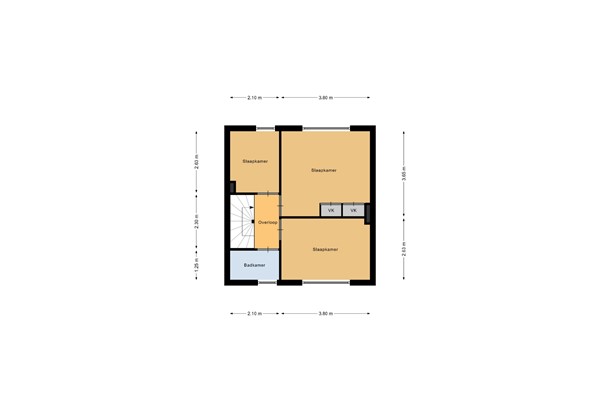 St. Gerardushof 11, 4744 BC Bosschenhoofd - Plattegrond eerste verdieping.jpg
