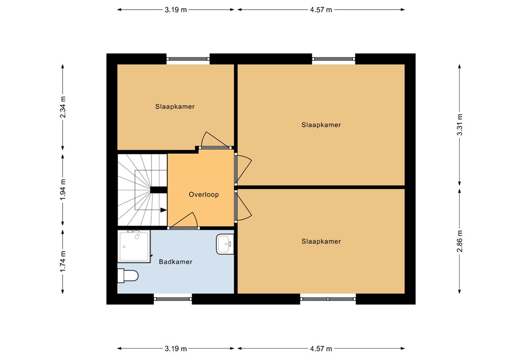 mediumsize floorplan