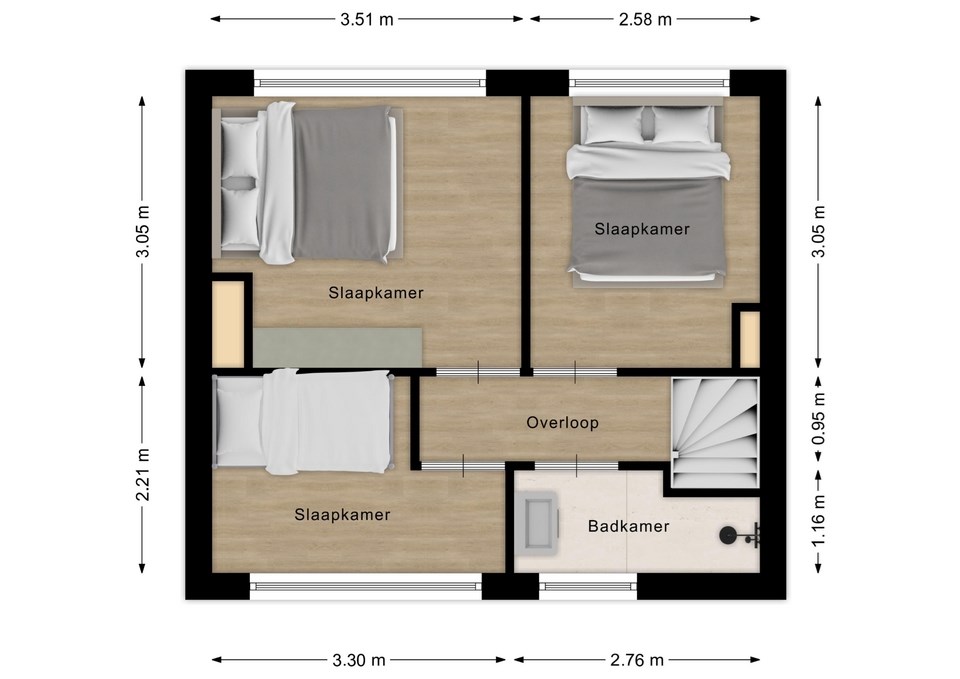 mediumsize floorplan