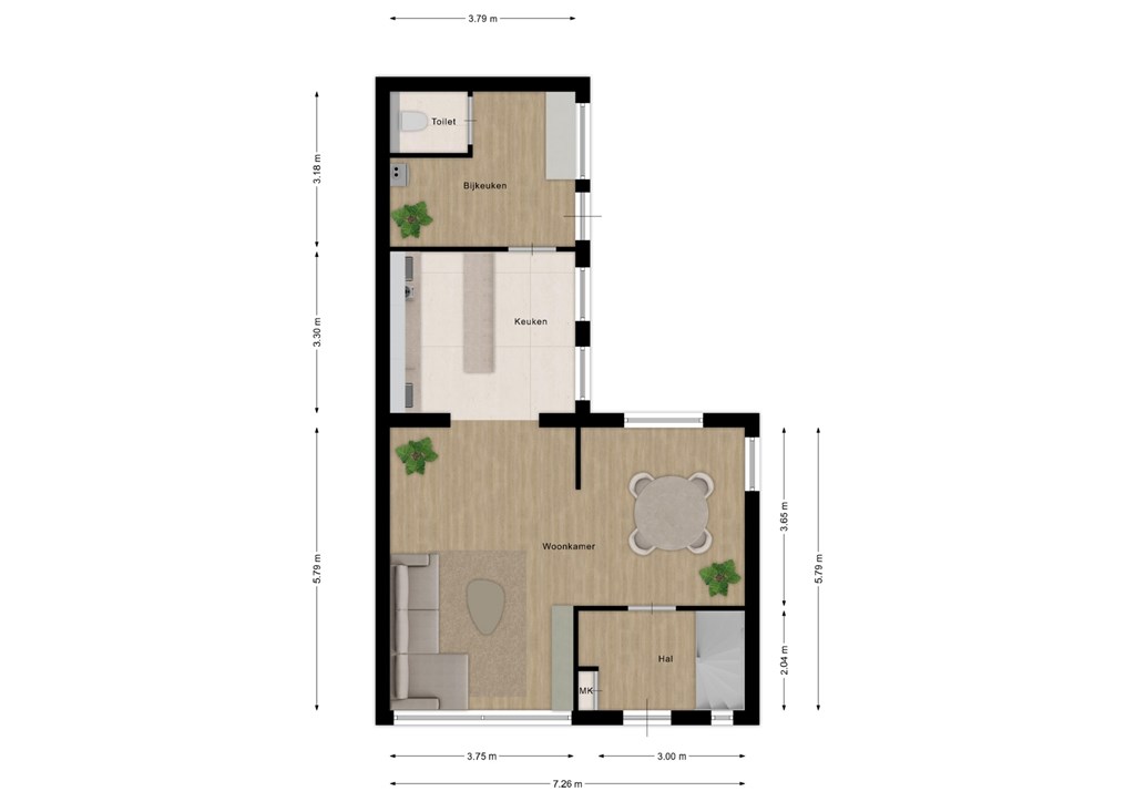 mediumsize floorplan