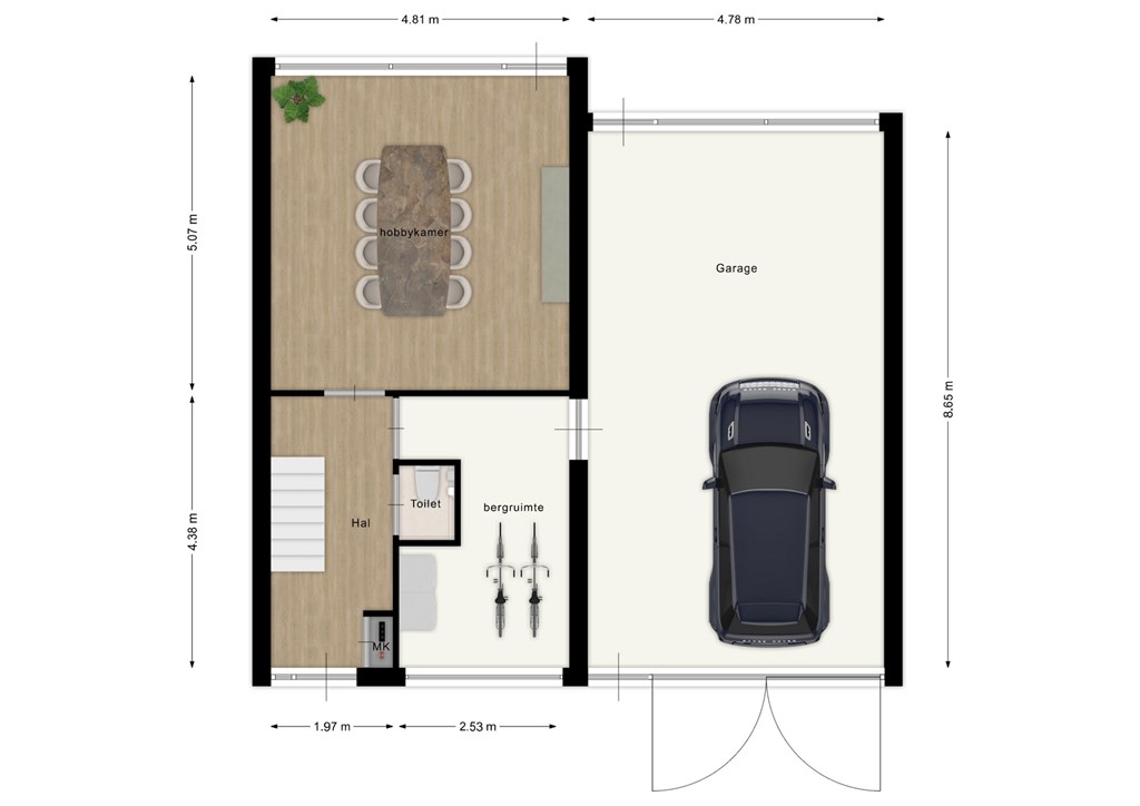 mediumsize floorplan