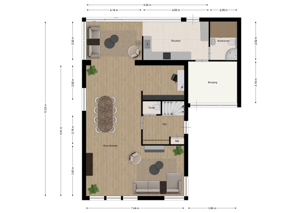 mediumsize floorplan