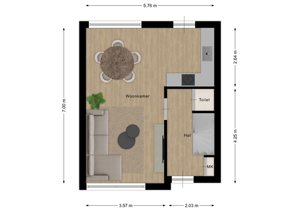 mediumsize floorplan