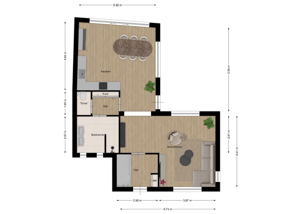 mediumsize floorplan