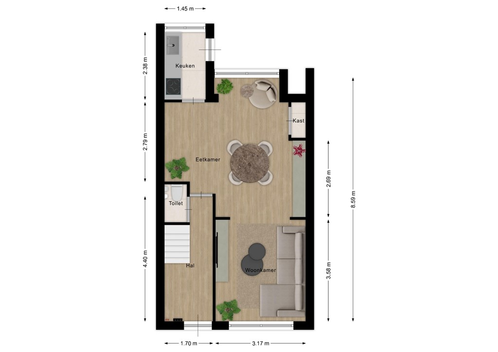 mediumsize floorplan
