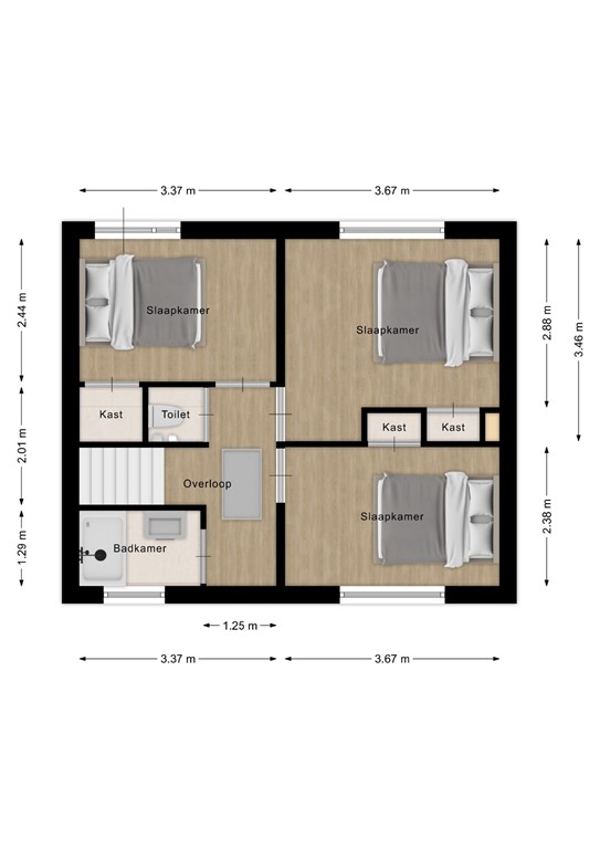 mediumsize floorplan