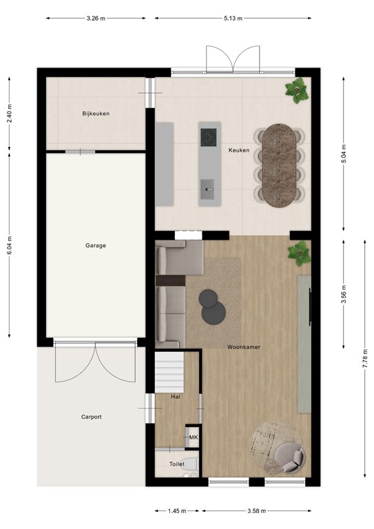 mediumsize floorplan