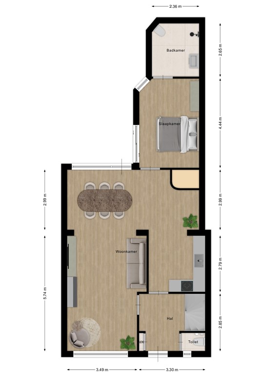 mediumsize floorplan