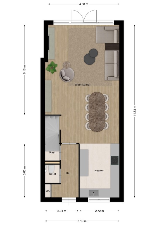 mediumsize floorplan