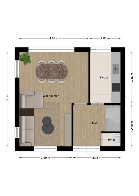 mediumsize floorplan