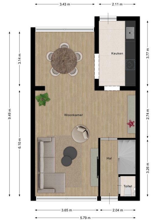 mediumsize floorplan