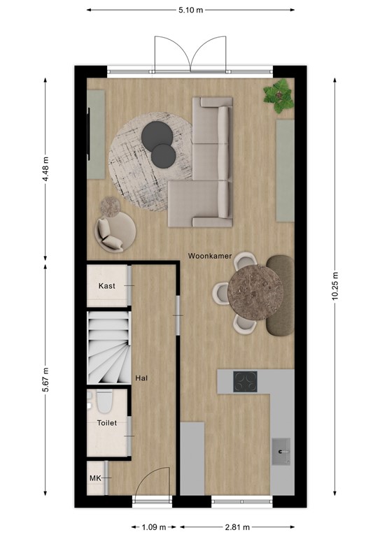 mediumsize floorplan