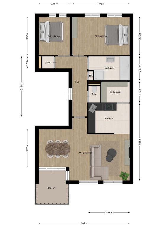 mediumsize floorplan