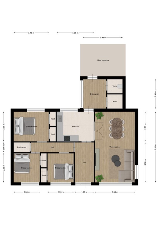 mediumsize floorplan