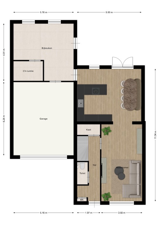 mediumsize floorplan
