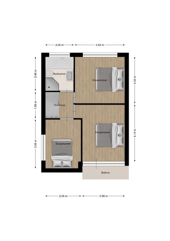 mediumsize floorplan