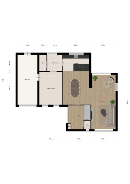 mediumsize floorplan