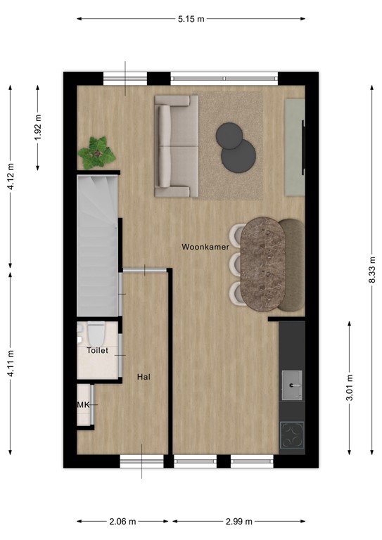 mediumsize floorplan
