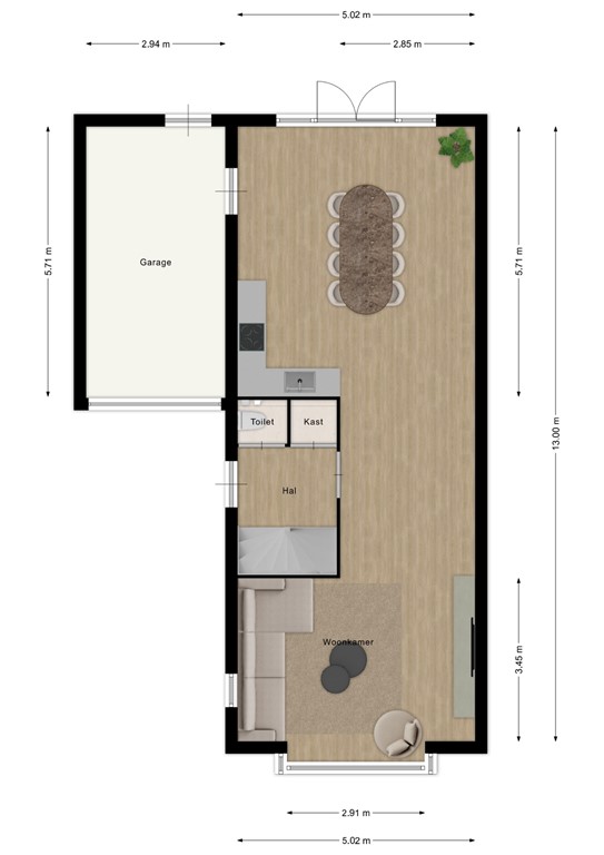 mediumsize floorplan