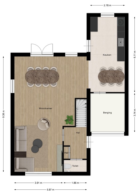mediumsize floorplan