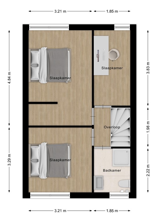 mediumsize floorplan