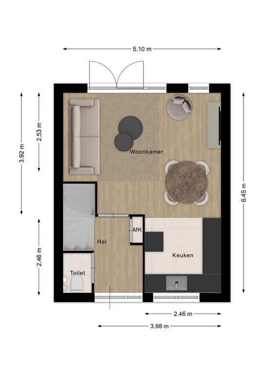 mediumsize floorplan