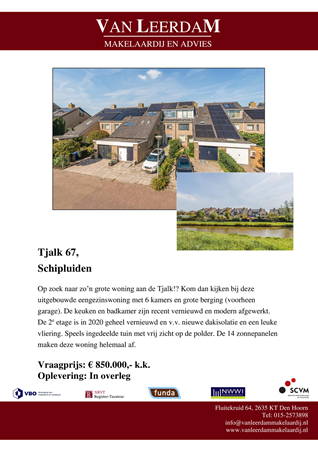 Brochure preview - brochure Tjalk 67 te Schipluiden.pdf