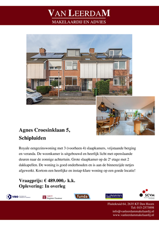 Brochure preview - brochure Agnes Croesinklaan 5 te Schipluiden.pdf