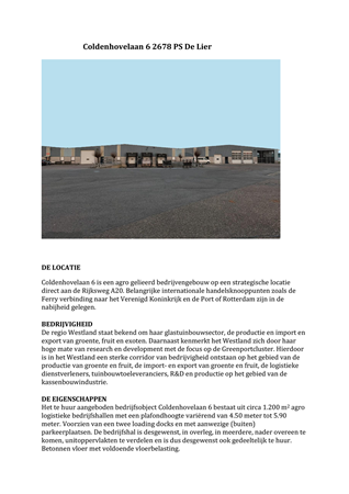 Brochure preview - Brochuretekst verhuur bedrijfshallen Coldenhove 6 De Lier.pdf