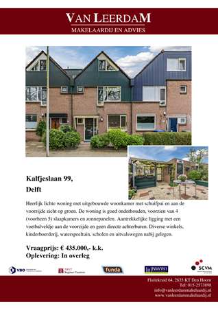 Brochure preview - brochure Kalfjeslaan 99 te Delft.pdf