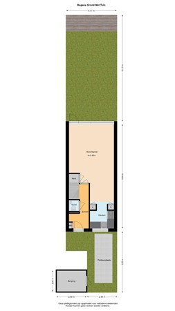 Floorplan - Mesdag 25, 2681 MZ Monster