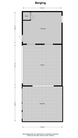 Floorplan - Noordweg 53, 2291 EB Wateringen