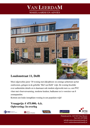 Brochure preview - brochure Loudonstraat 11 te Delft.pdf