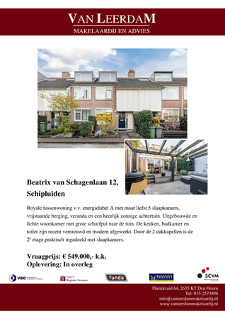 Brochure preview - brochure Beatrix van Schagenlaan 12 te Schipluiden.pdf