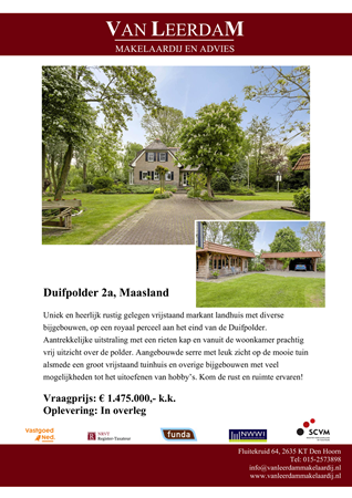 Brochure preview - brochure Duifpolder 2a te Maasland.pdf