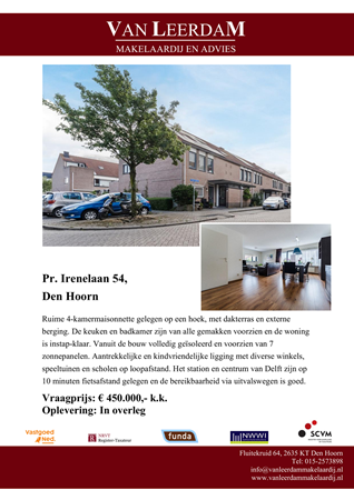 Brochure preview - brochure Pr. Irenelaan 54, Den Hoorn.pdf