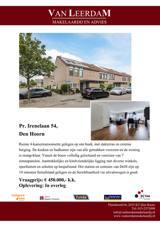 Brochure preview - brochure Pr. Irenelaan 54, Den Hoorn.pdf