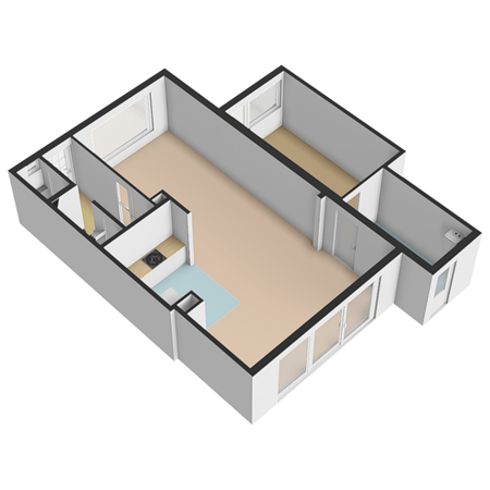 Floorplan - Schiedamseweg 118, 3121 JL Schiedam
