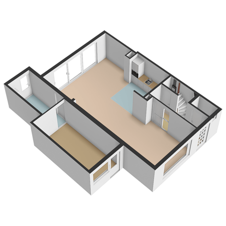 Floorplan - Schiedamseweg 118, 3121 JL Schiedam