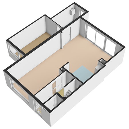 Floorplan - Schiedamseweg 118, 3121 JL Schiedam