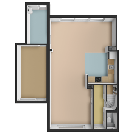 Floorplan - Schiedamseweg 118, 3121 JL Schiedam