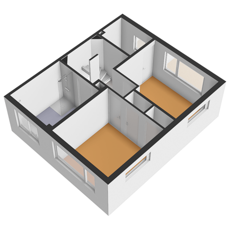 Floorplan - Schiedamseweg 118, 3121 JL Schiedam
