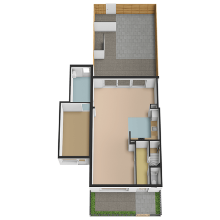 Floorplan - Schiedamseweg 118, 3121 JL Schiedam