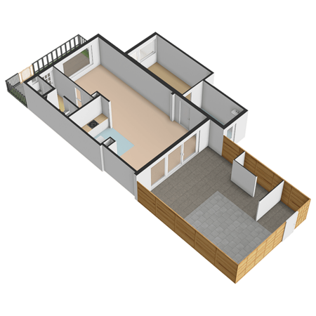 Floorplan - Schiedamseweg 118, 3121 JL Schiedam