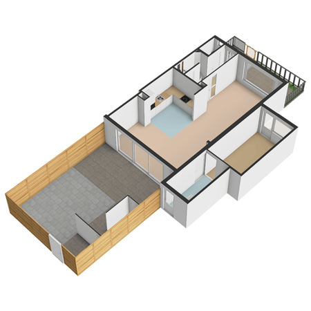 Floorplan - Schiedamseweg 118, 3121 JL Schiedam