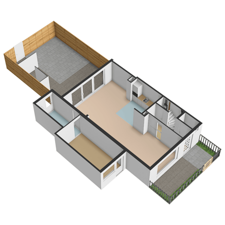 Floorplan - Schiedamseweg 118, 3121 JL Schiedam