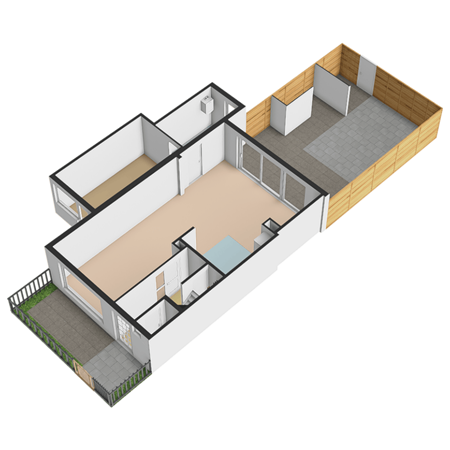 Floorplan - Schiedamseweg 118, 3121 JL Schiedam