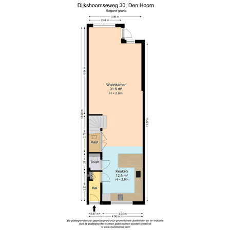 Floorplan - Dijkshoornseweg 30, 2635 EP Den Hoorn